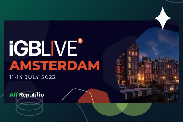 WeвЂ™re are at  iGB Live in Amsterdam